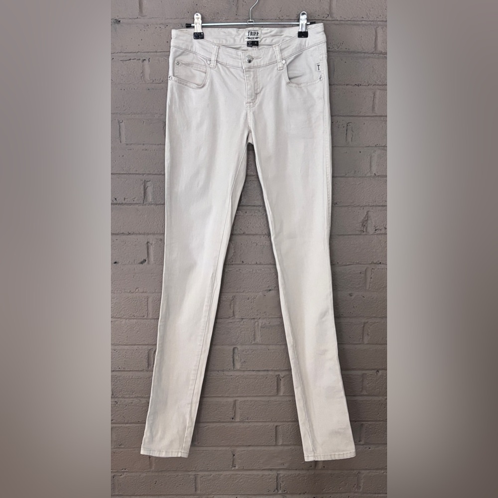 Tripp NYC vintage 90’s beige skinny jeans 3